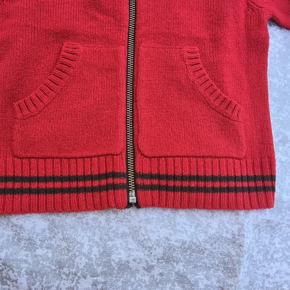 Gap Red Kids Jacket with Car Patch